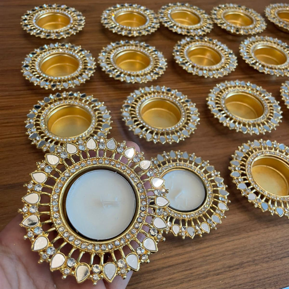 Sunrays Mirror Diya (1pc)