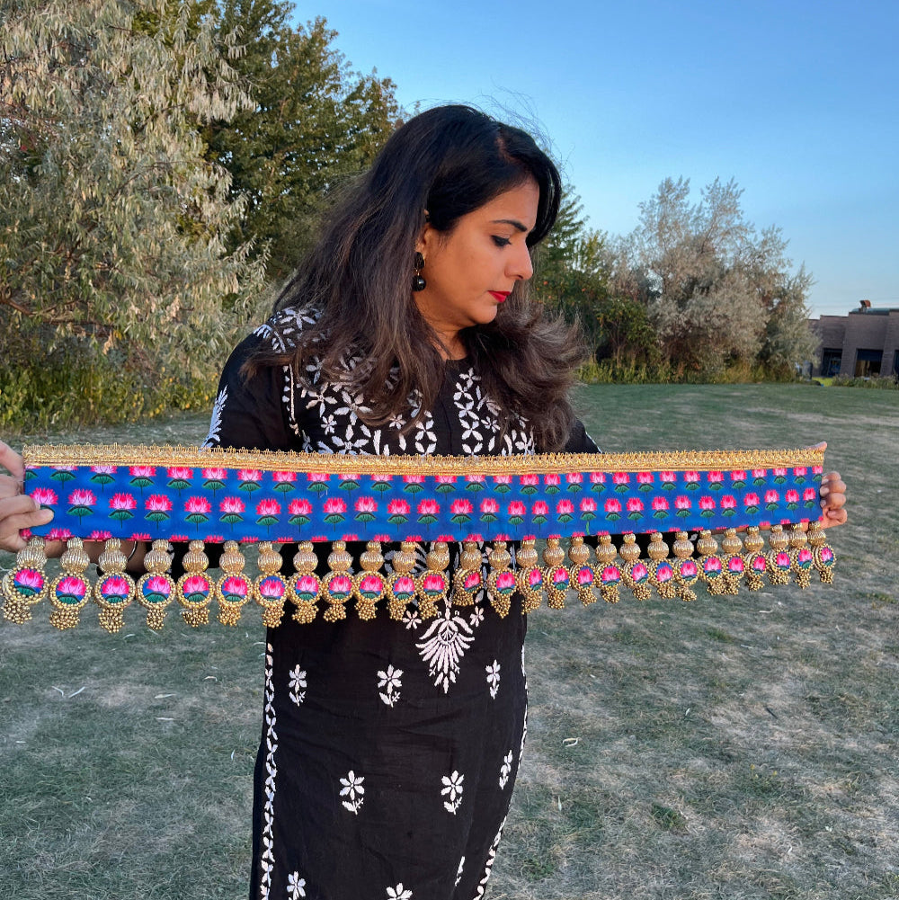 Reversible Lotus Toran with roundlettes