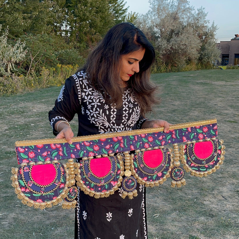 Reversible Lotus Toran  (Large)