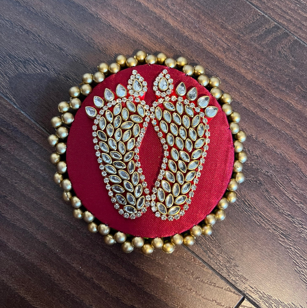 Kundan Laxmi Charan Mat - Maroon