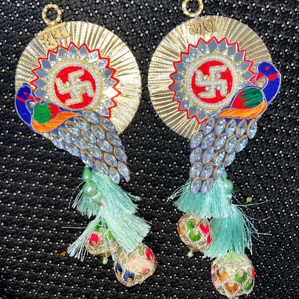 Shubh - Labh Peacock Hangings