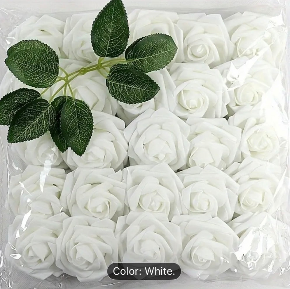 PREORDER : Foam Roses (Set of 50) - Multiple Colors