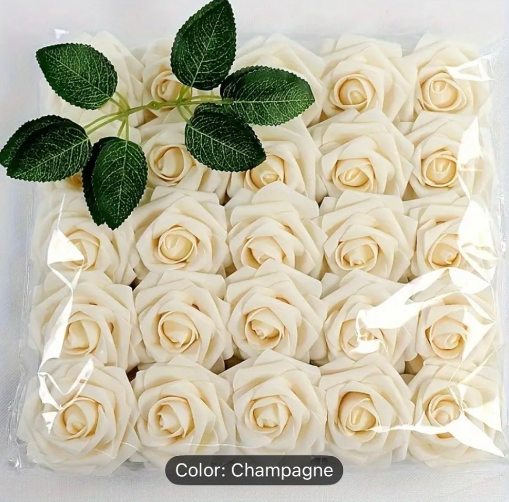 PREORDER : Foam Roses (Set of 50) - Multiple Colors