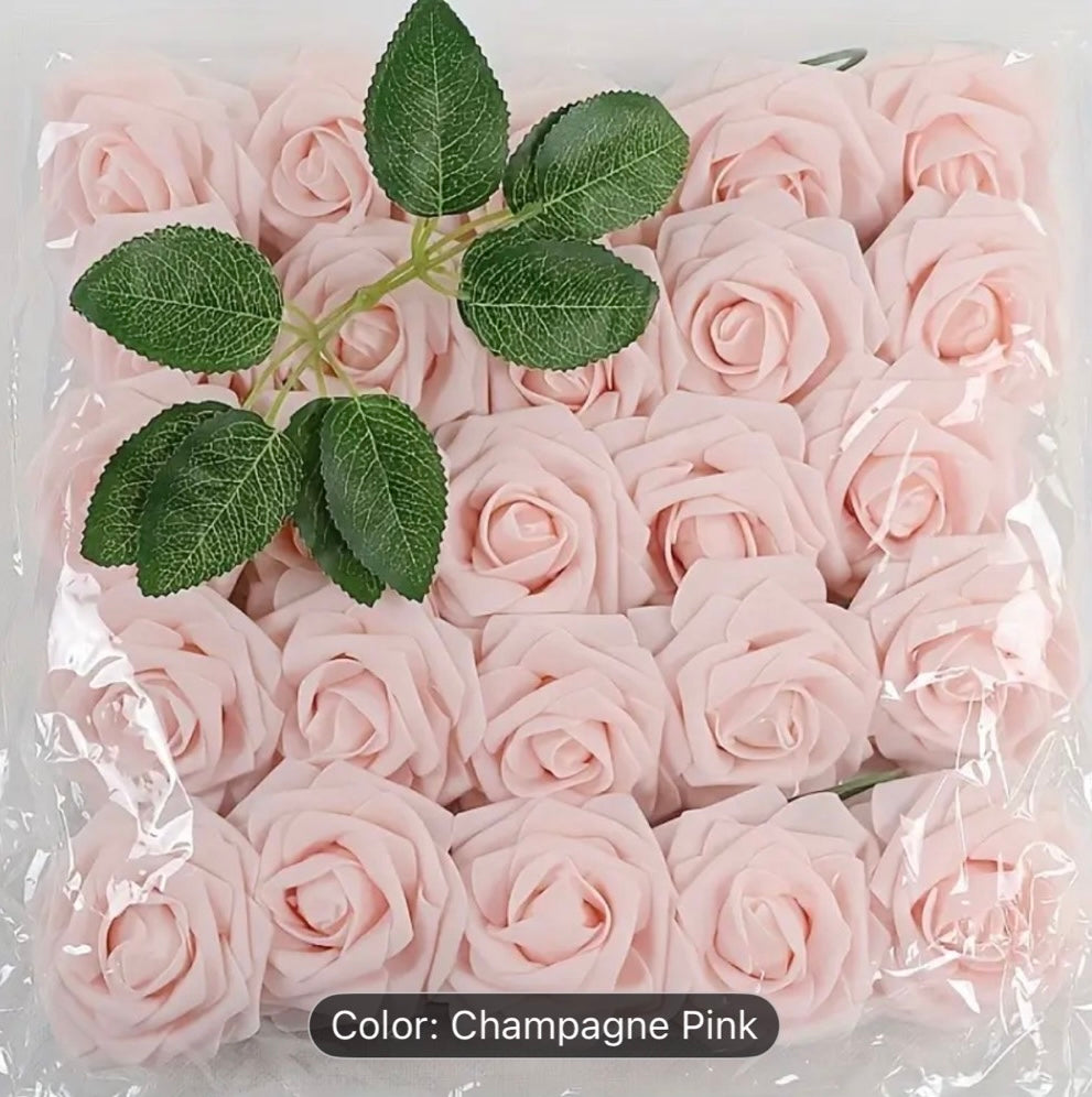 PREORDER : Foam Roses (Set of 50) - Multiple Colors