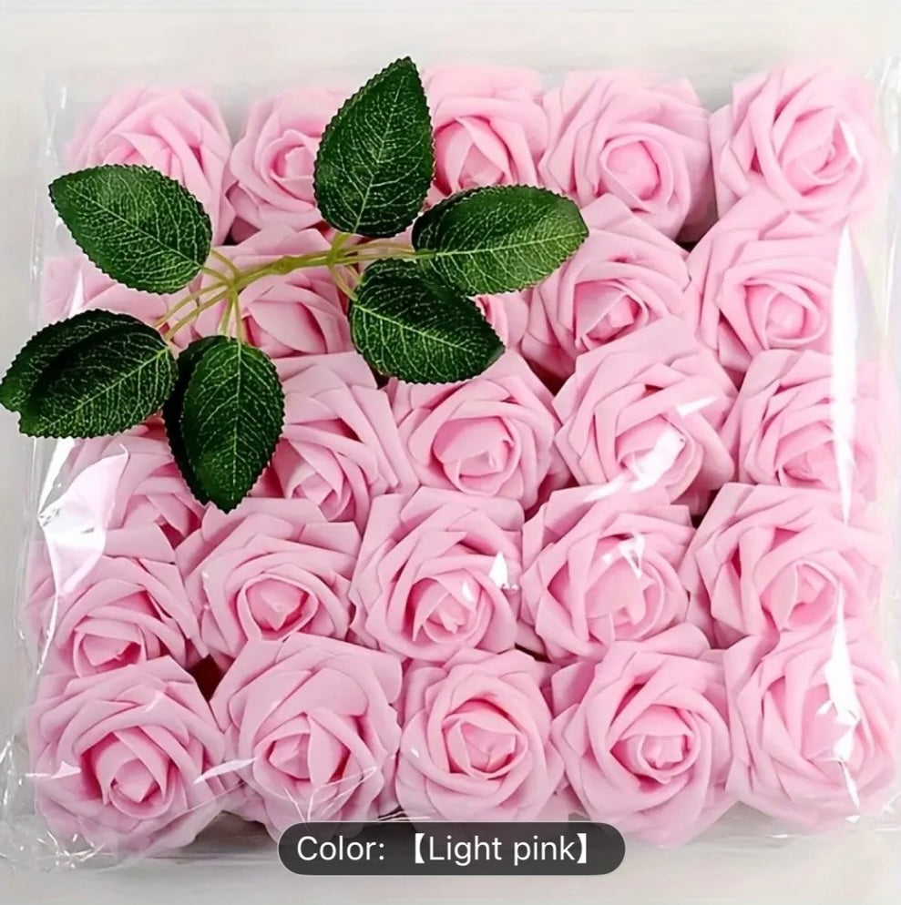 PREORDER : Foam Roses (Set of 50) - Multiple Colors