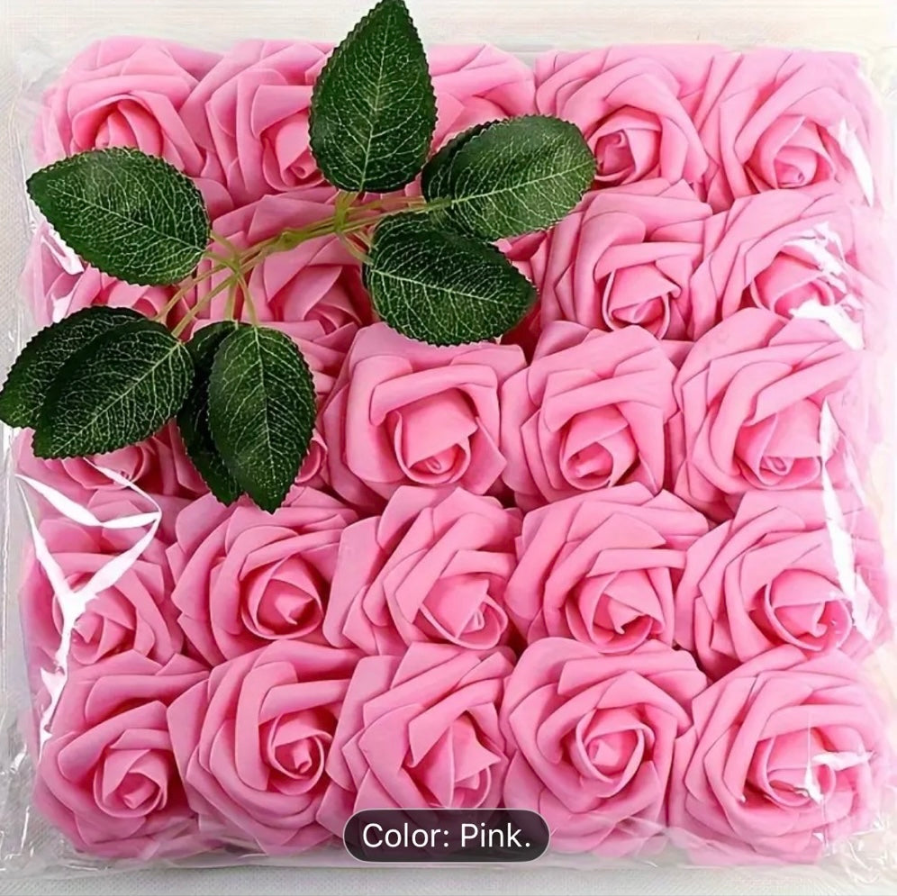 PREORDER : Foam Roses (Set of 50) - Multiple Colors
