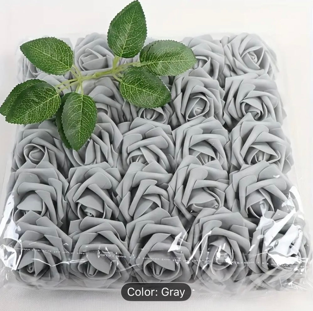PREORDER : Foam Roses (Set of 50) - Multiple Colors