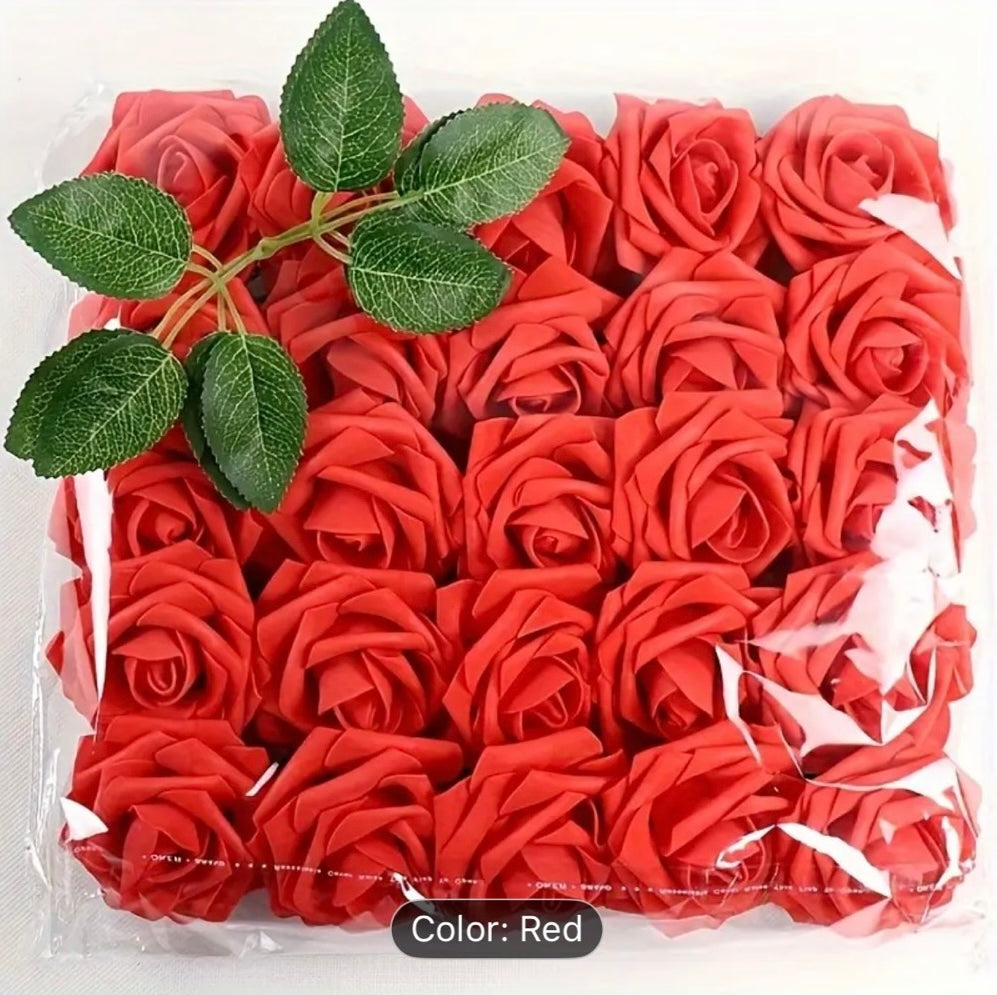 PREORDER : Foam Roses (Set of 50) - Multiple Colors