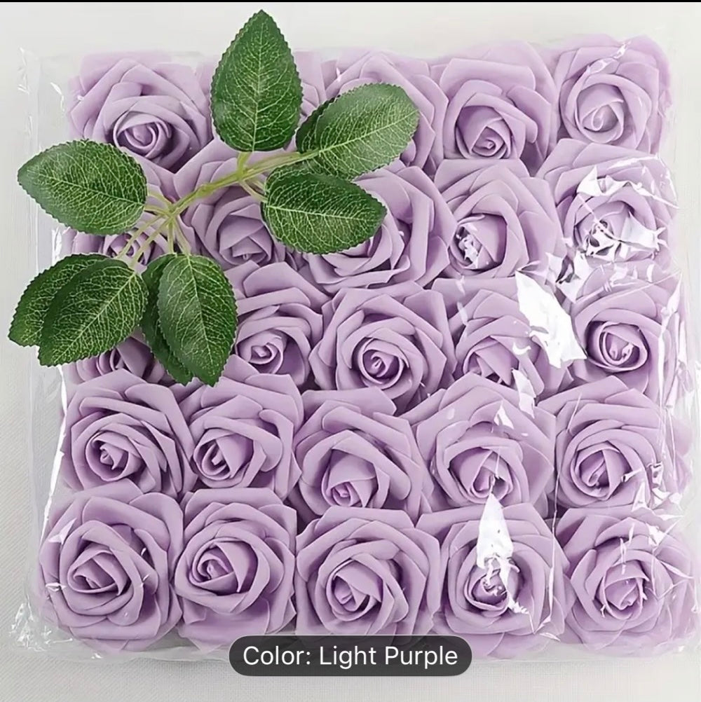 PREORDER : Foam Roses (Set of 50) - Multiple Colors