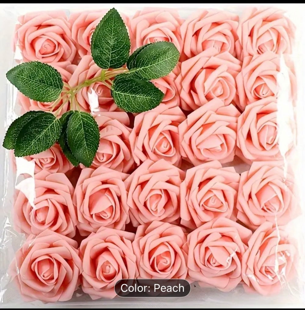 PREORDER : Foam Roses (Set of 50) - Multiple Colors