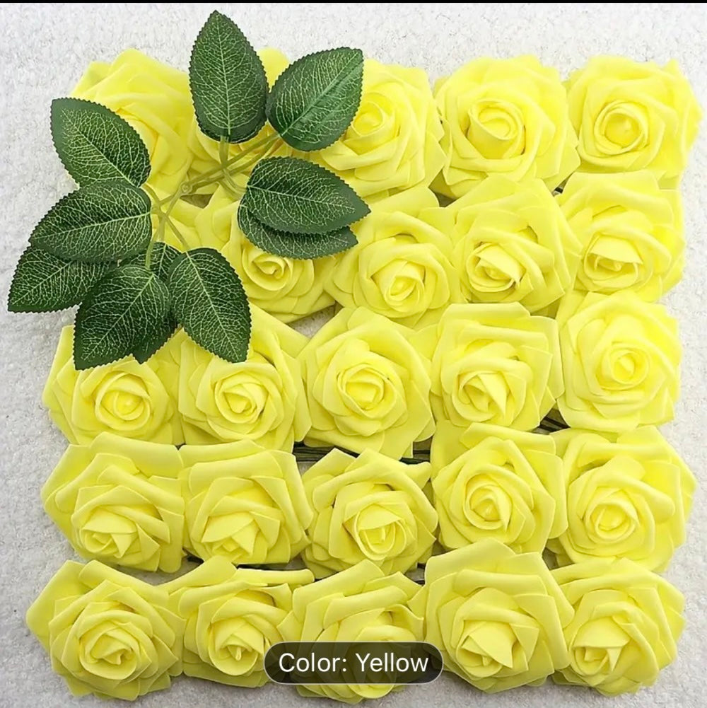 PREORDER : Foam Roses (Set of 50) - Multiple Colors