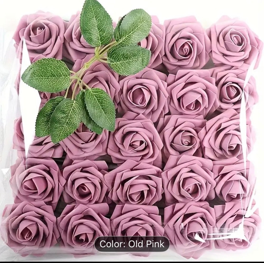 PREORDER : Foam Roses (Set of 50) - Multiple Colors