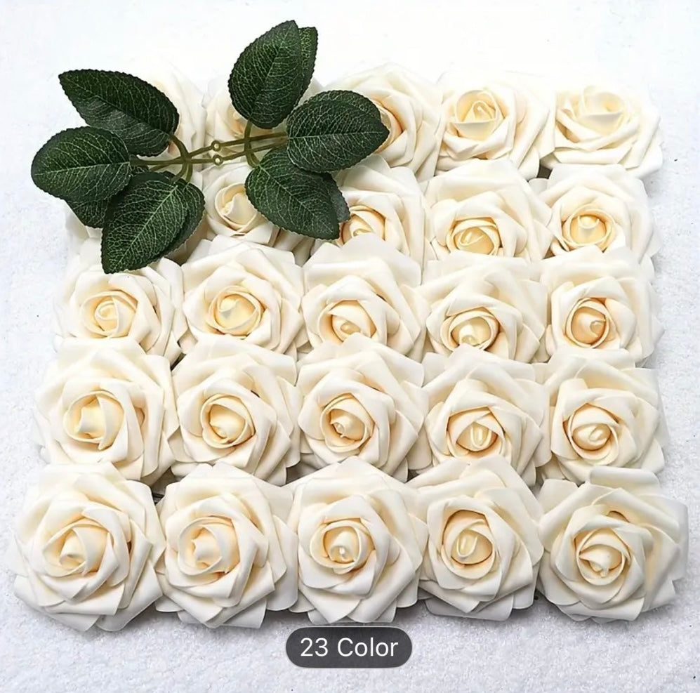 PREORDER : Foam Roses (Set of 50) - Multiple Colors