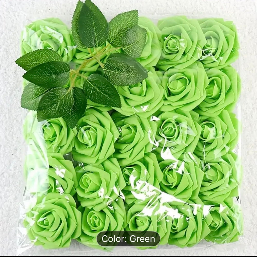 PREORDER : Foam Roses (Set of 50) - Multiple Colors