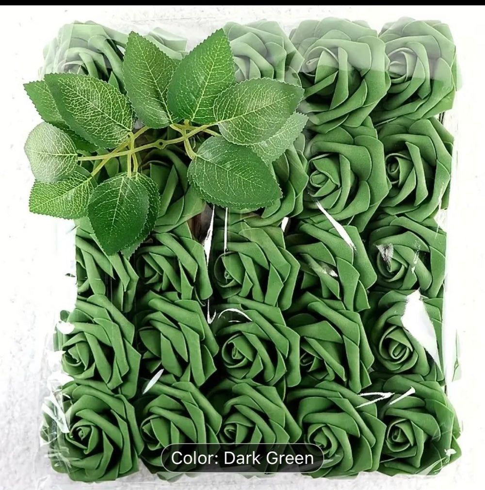 PREORDER : Foam Roses (Set of 50) - Multiple Colors