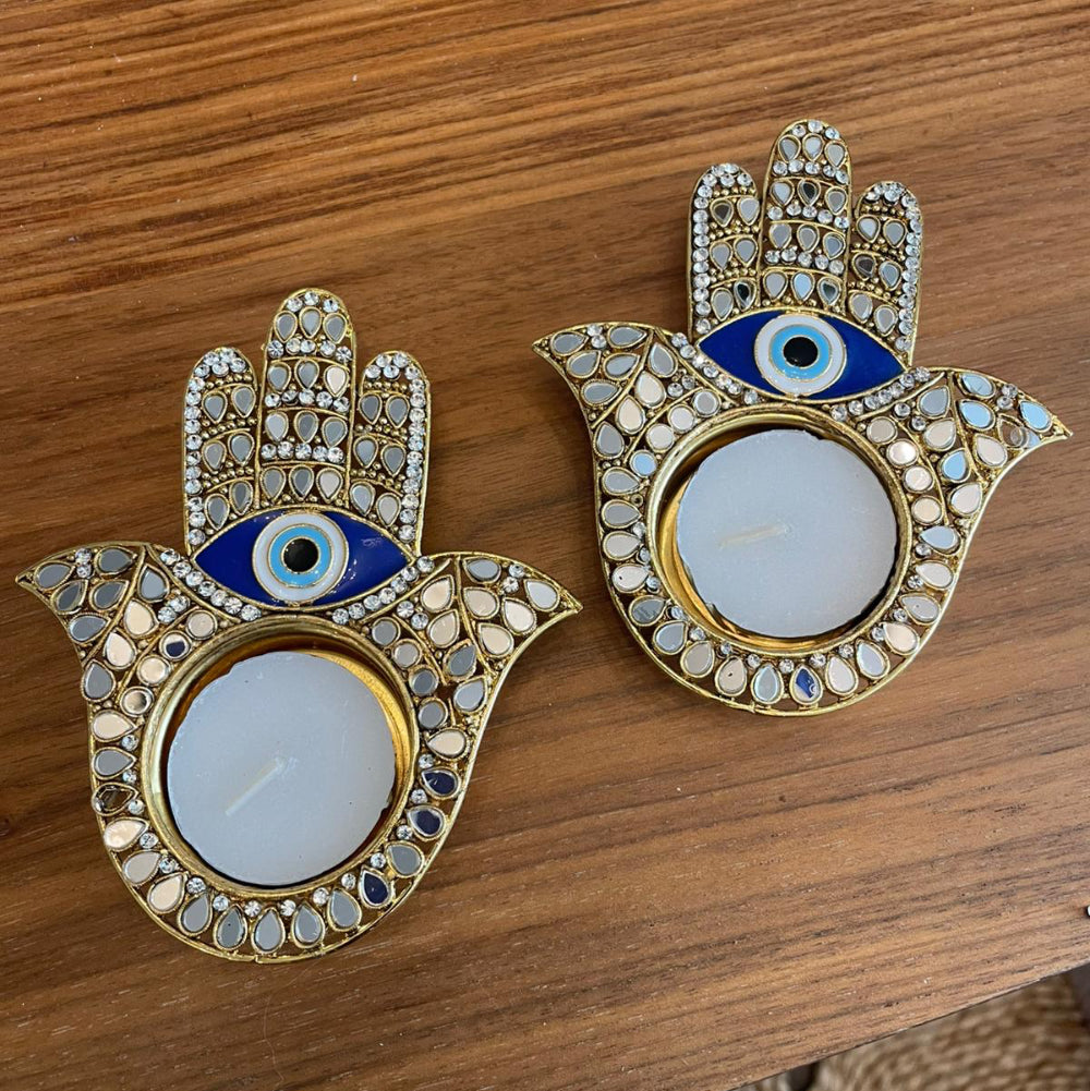 Hamsa Mirror Diya (1pc)