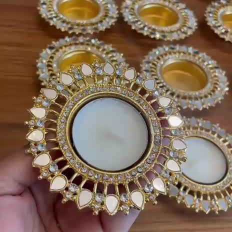 Sunrays Mirror Diya (1pc)