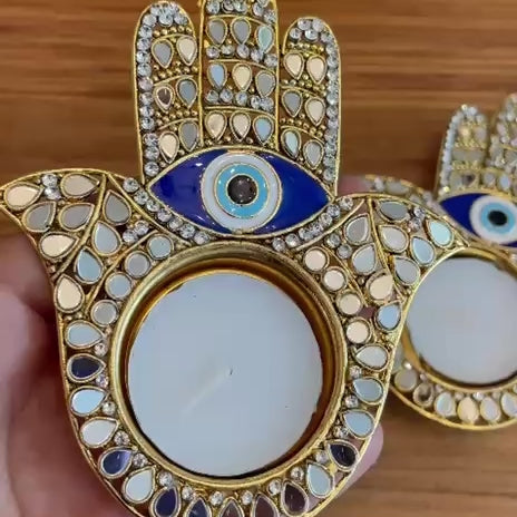Hamsa Mirror Diya (1pc)